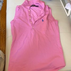 Ralph Lauren Pink Polo Gold